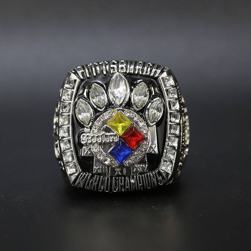 Anel de campeão SuperBowl XL - Pittsburgh Steelers - GOAT STORE
