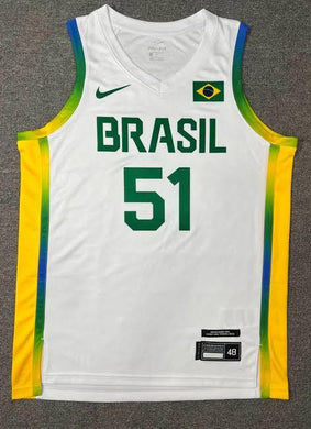 Regata Seleção Brasileira de Basquete Branca - GOAT STORE