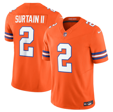 Jersey Denver Broncos Vapor F.U.S.E. Limited Laranja Throwback - GOAT STORE