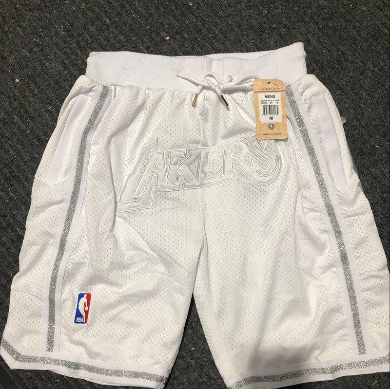 Short NBA Lakers White - GOAT STORE