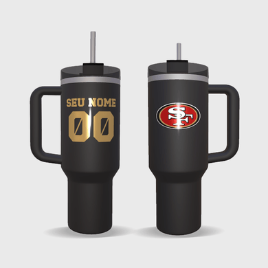 Copo Stanley San Francisco 49ers Personalizado 1180ml - GOAT STORE