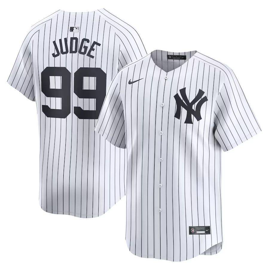 Jersey New York Yankees Nike White - Aaron Judge 99 - GOAT STORE
