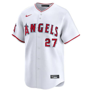 Jersey Los Angeles Angels Nike White - Mike Trout 27 - GOAT STORE
