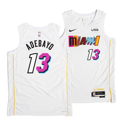 Jersey Miami Heat City Edition White - Bam Adebayo - GOAT STORE