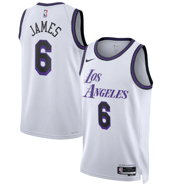 Jersey Los Angeles Lakers City Edition 22/23 - GOAT STORE