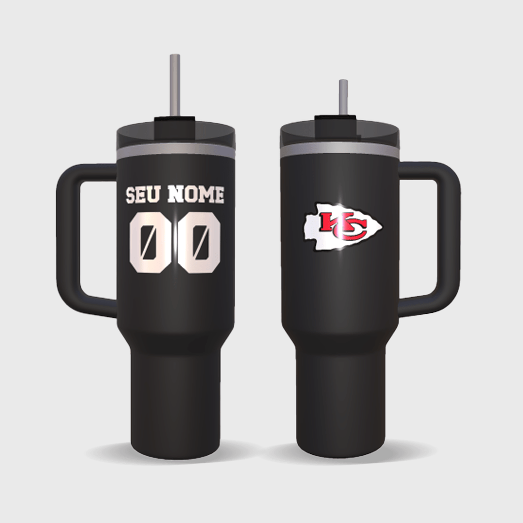 Copo Stanley Kansas City Chiefs Personalizado 1180 ml - GOAT STORE