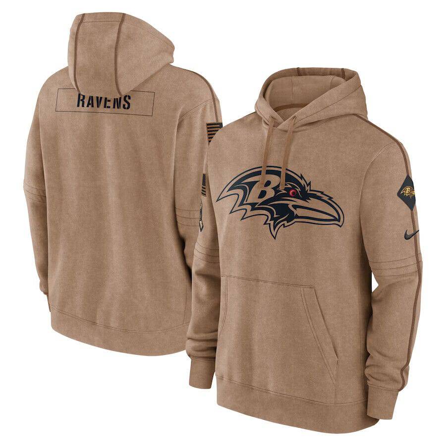 Moletom Baltimore Ravens Salute to Service - GOAT STORE